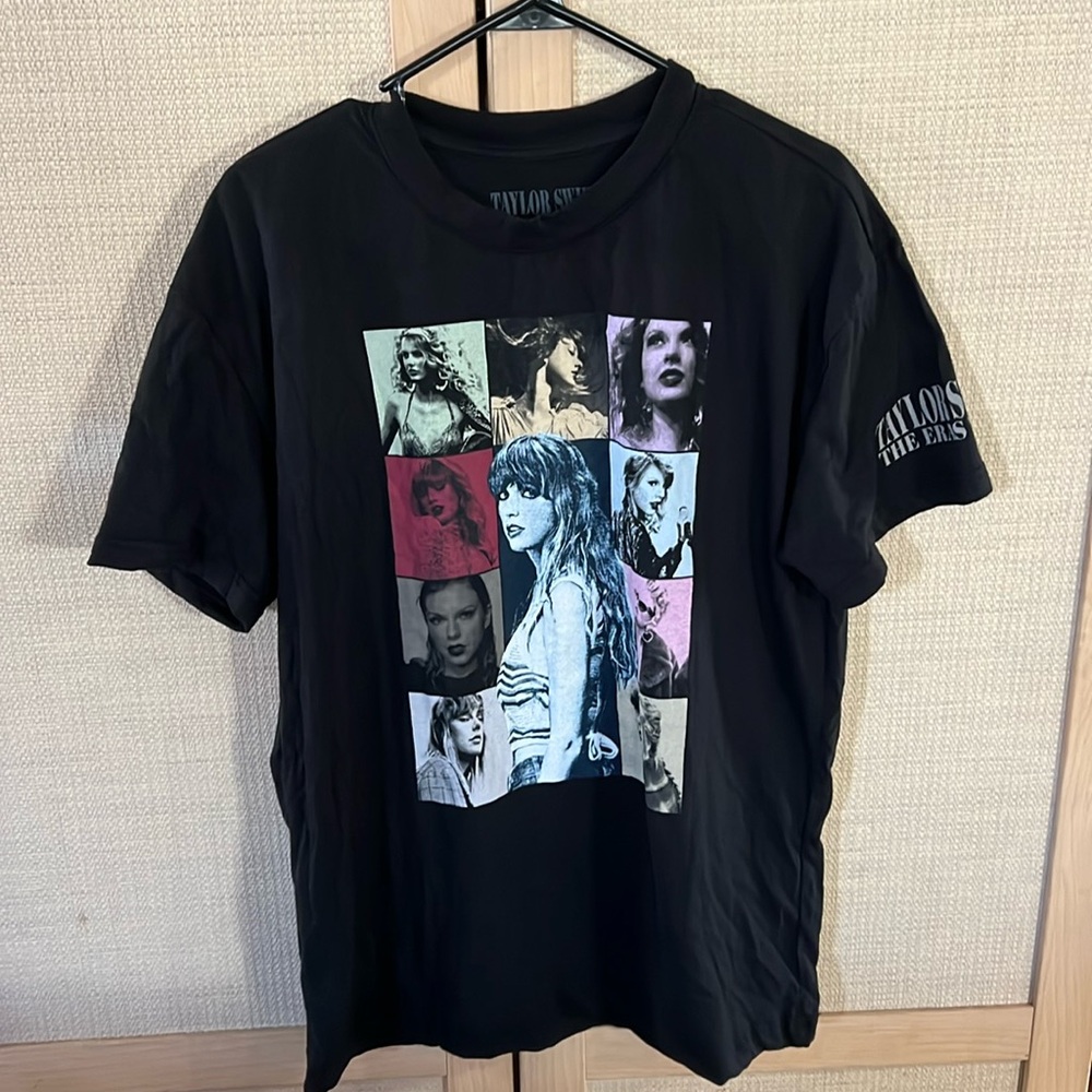 Black Taylor Swift The Eras Tour T-shirt